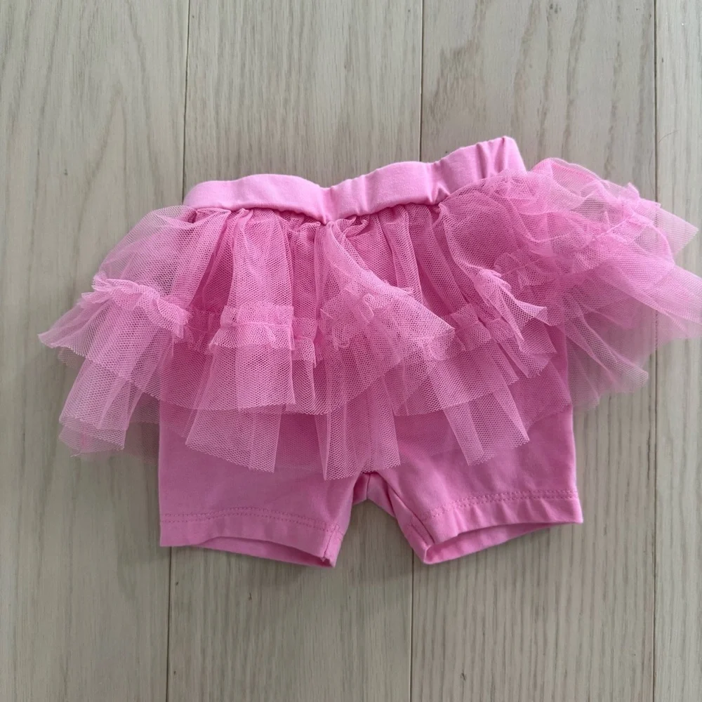 PL Baby Pink Tutu Shorts 6M